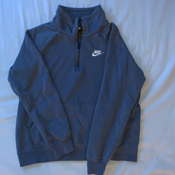 COPY - blue Nike quarter zip